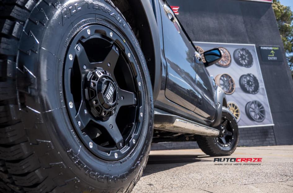 FORD RANGER GD04 MATTE BLACK